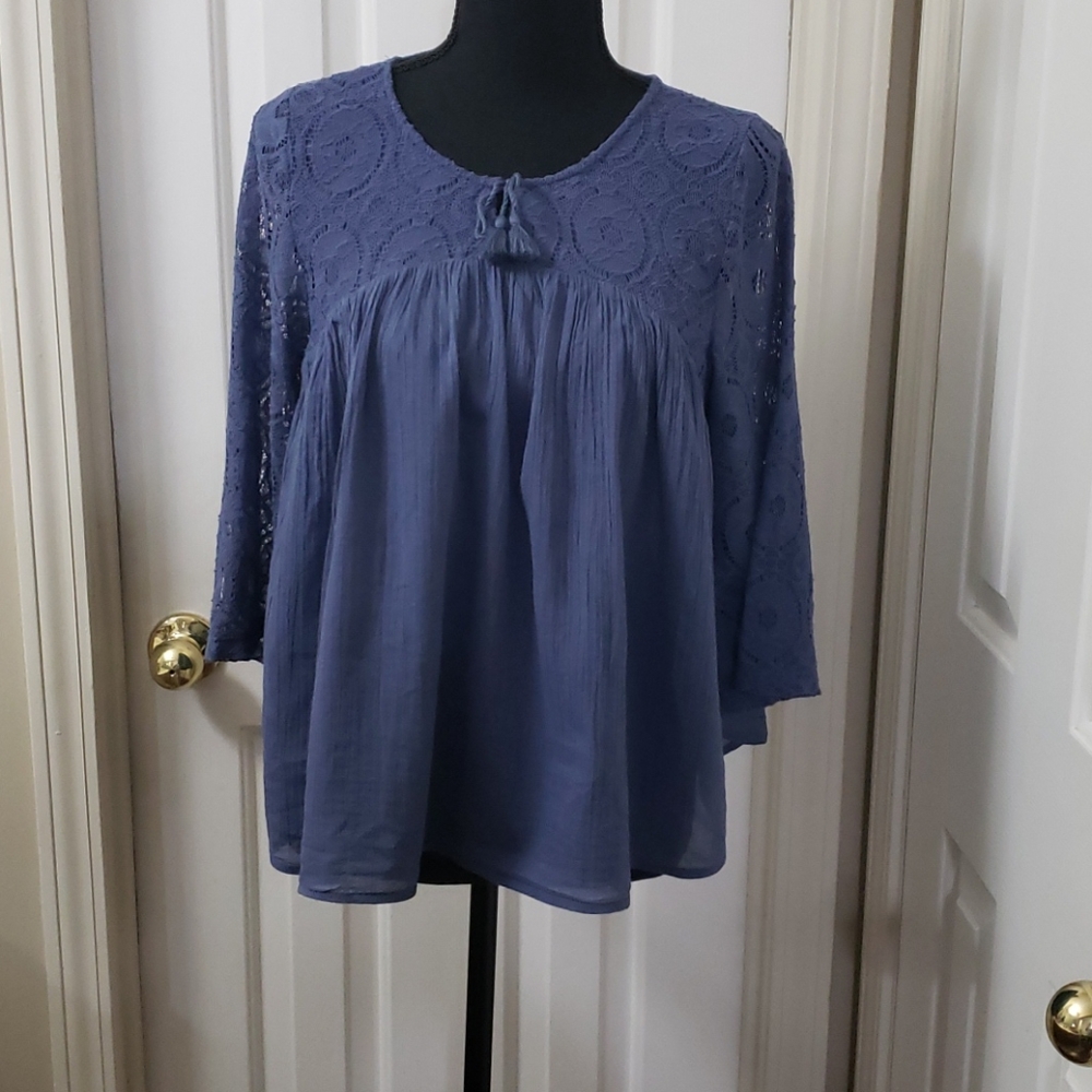 Arizona Jeans Co. Girls Woven Lace Blouse